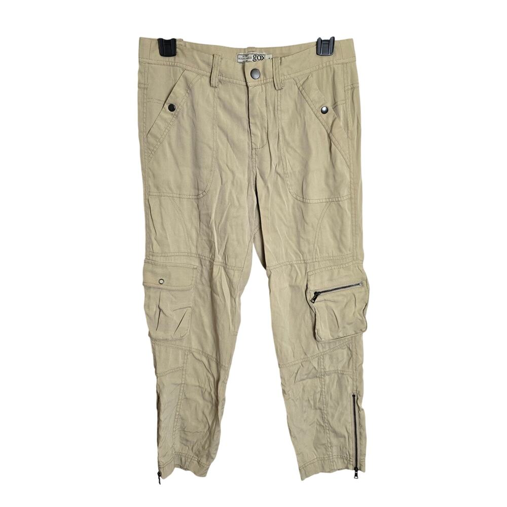 Go by Go Silk Tan Cargo Pants Size 4